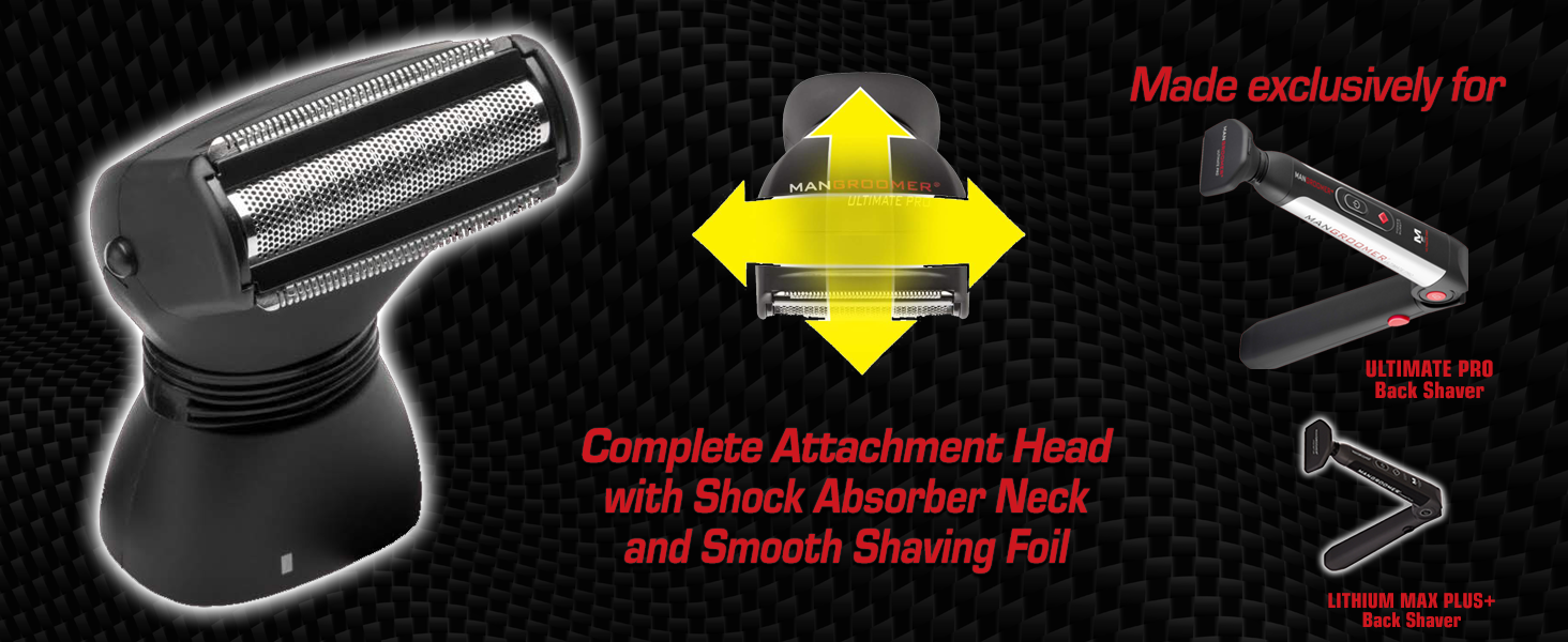 MANGROOMER Complete Attachment Foil Head Replacement