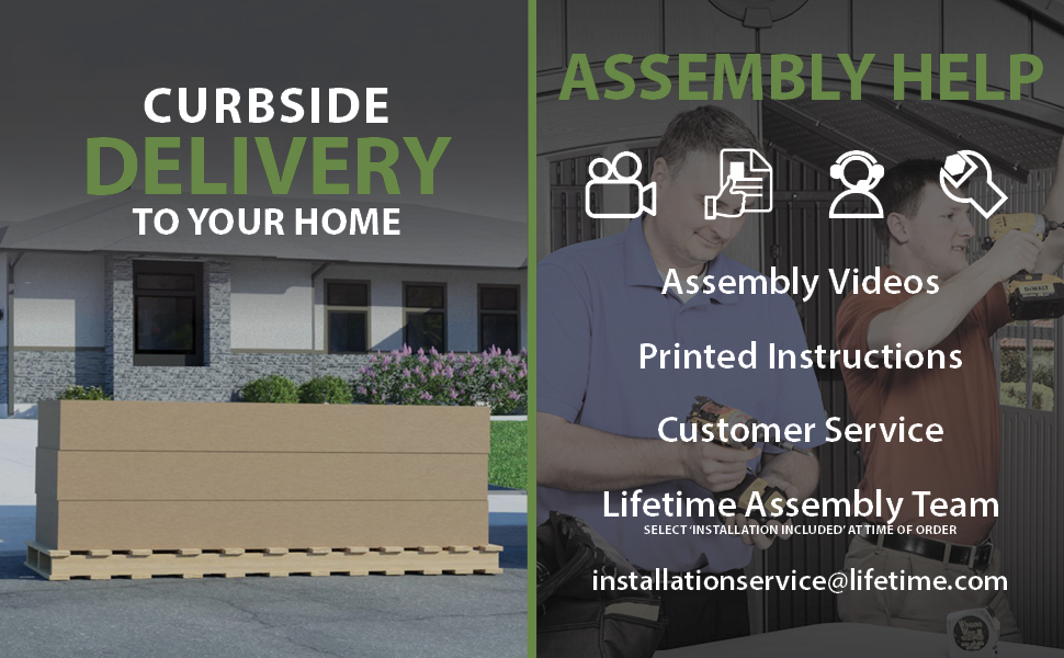 Curbside Delivery and Assembly help
