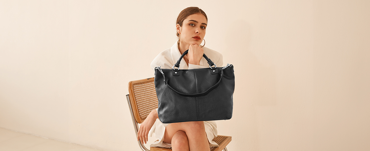 BLACK LEATHER BAG