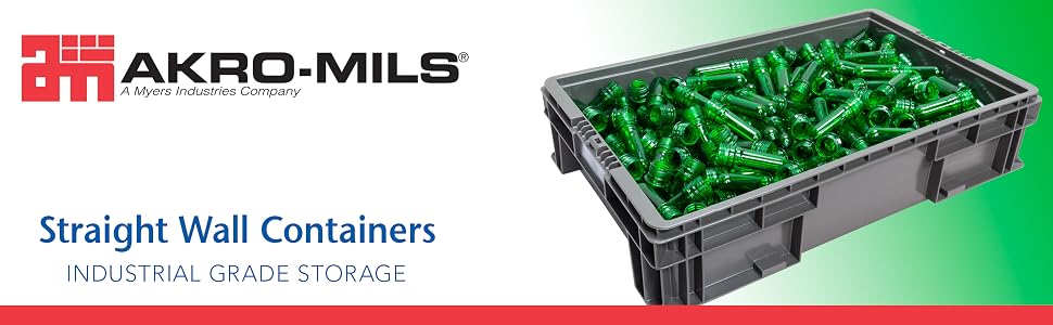 Akro-Mils Akro Mils Akro Mills acro mills plastic storage totes bins container industrial tote box