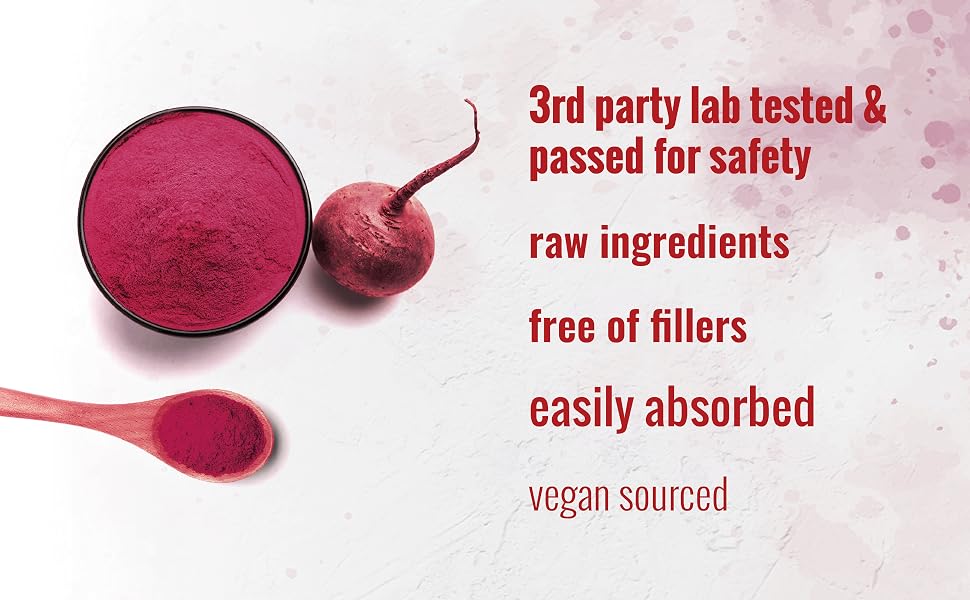 Beet root juice powder