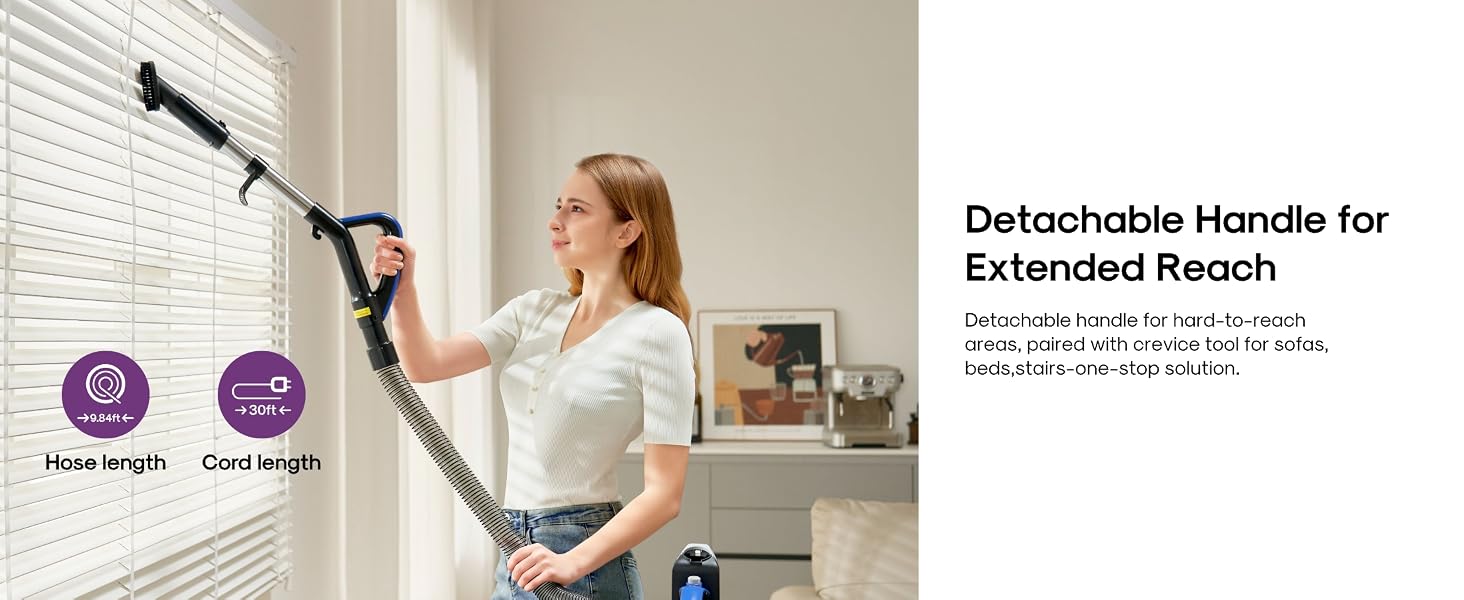 Detachable Handle for Extended Reach