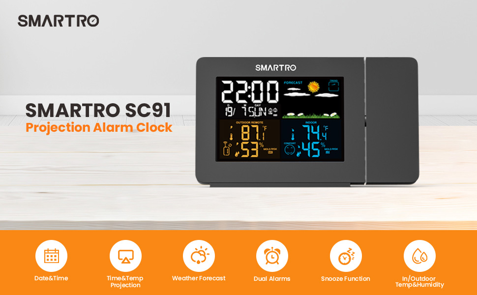 projection clock