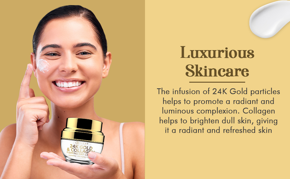Clear Beauty 24K Gold and Collagen Face Moisturizer