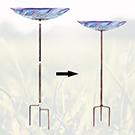 glass bird baths for outdoors