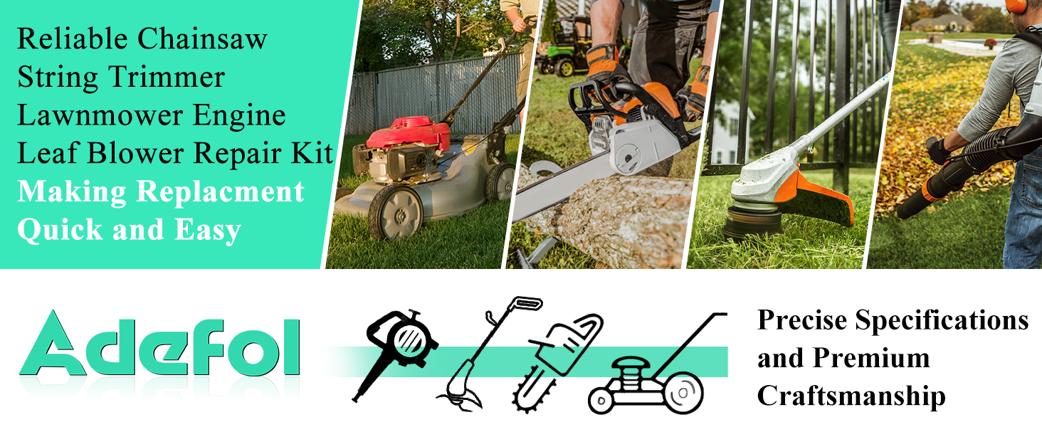 a collage of different types of lawn mowers
