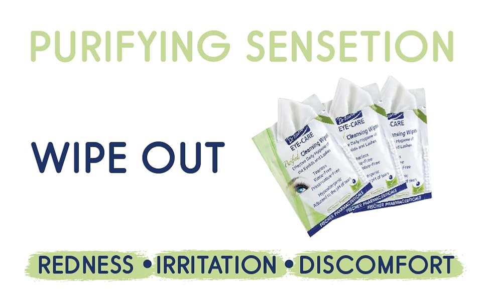Eye care eyelid wipes