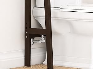 over the toilet shelves