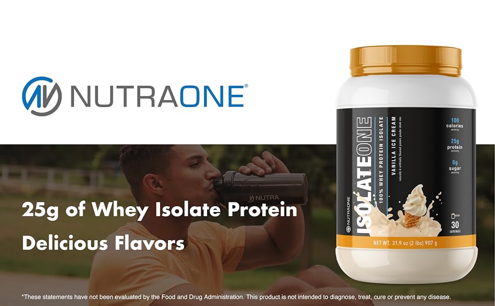 25g of Whey Isolate Protein
