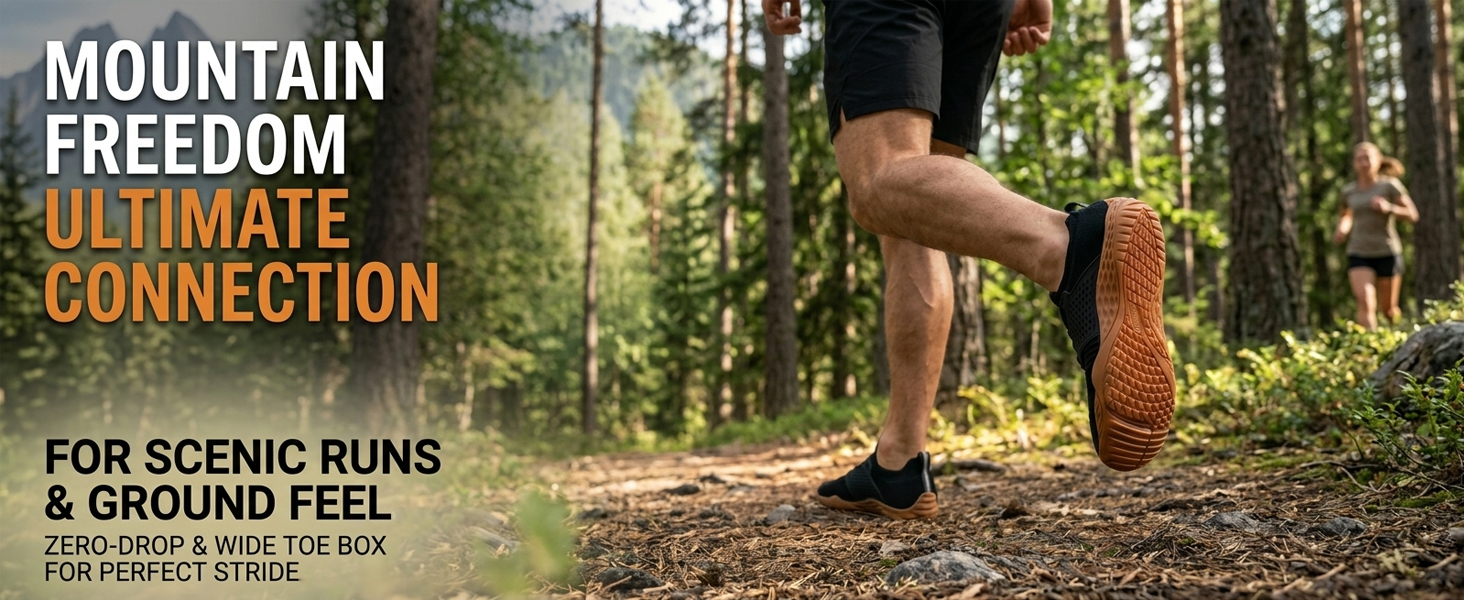 Trail barefoot shoes for men W51