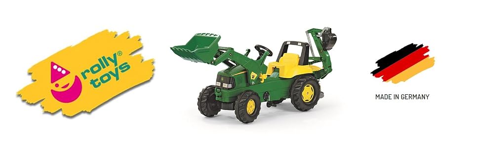 John Deere, Ride On, Rolly Toys, Made in Germany, Blow Mold Resin