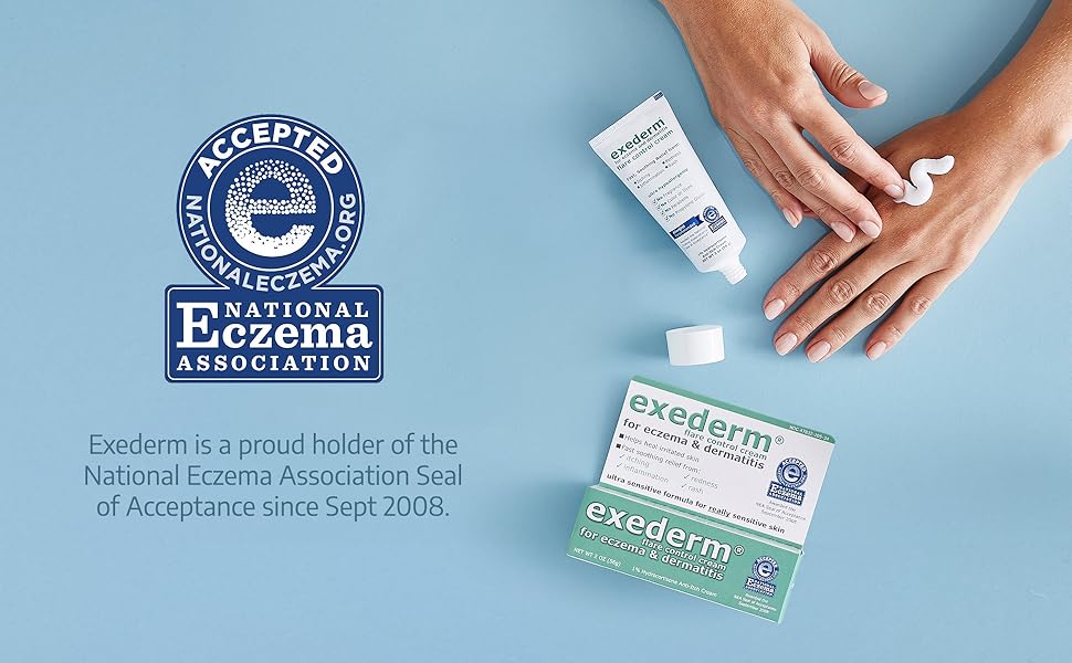 Exederm is a proud holder of the National Eczema Association Seal of Acceptance since Sept 2008.