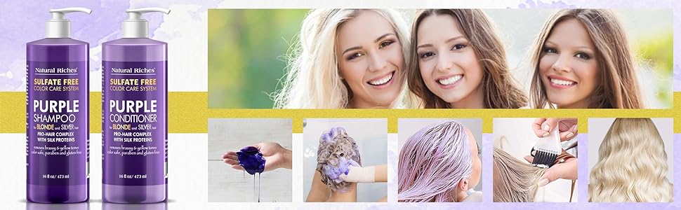 purple shampoo and conditioner for blonde hair