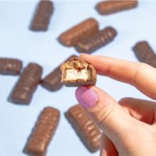 cookie bars, twix, caramel