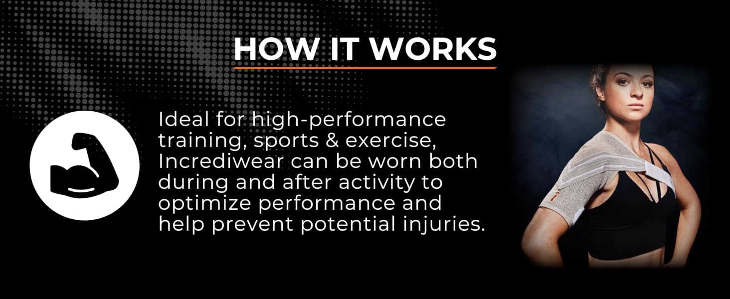 Great for advanced performance training, sports and physical activities.