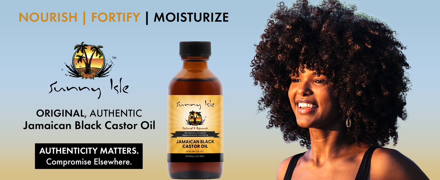 Sunny Isle Jamaican Black Castor Oil 2oz original, for hair and skin care