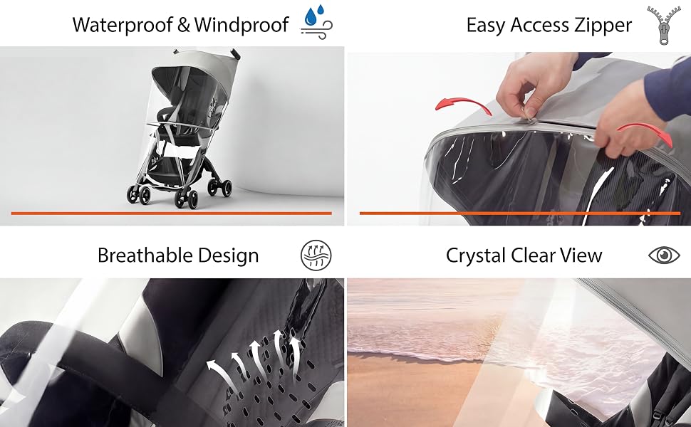 stroller rain cover
