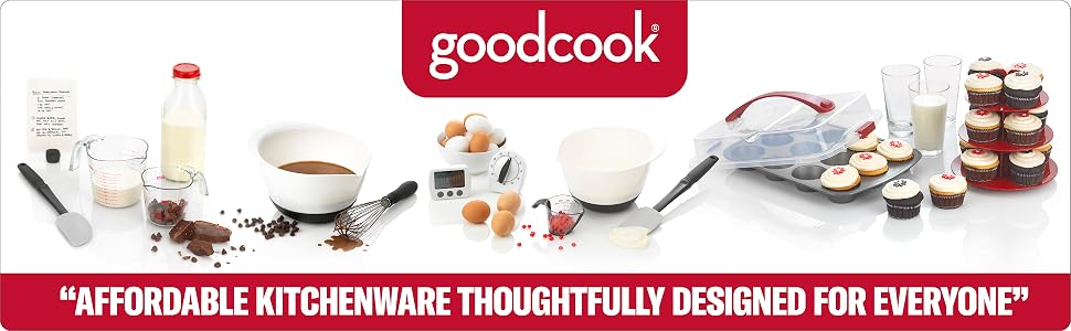 GoodCook. Affordable kitchenware thoughtfully designed for everyone.