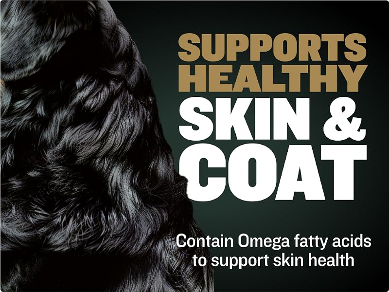 Supports healthy skin &amp; coat that contains omega fatty acids to support skin health
