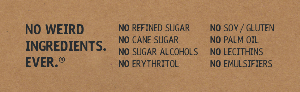 No weird ingredients
