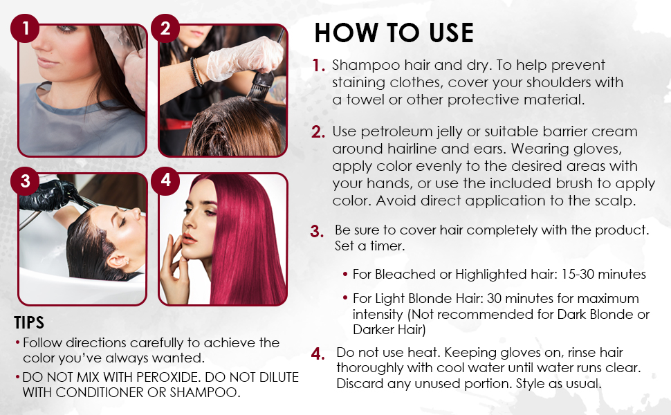 Punky Colour Box Kit Cherry on Top- For Bleached, Blonde or Highlighted Hair, 3.5 oz