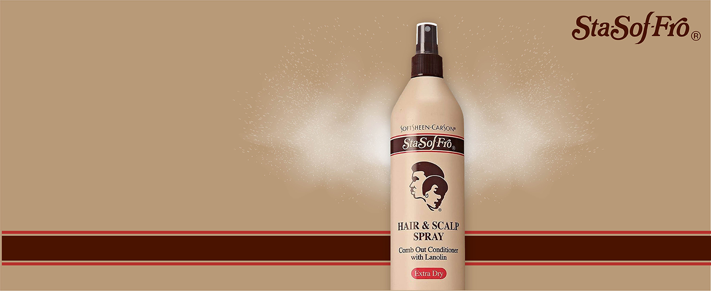 hair and scalp spray comb out conditioner with lanolin