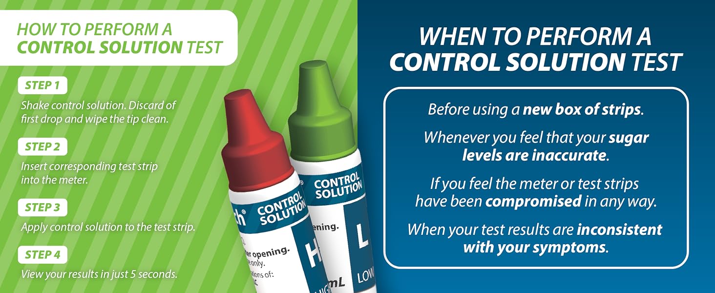 How to perform a control solution test