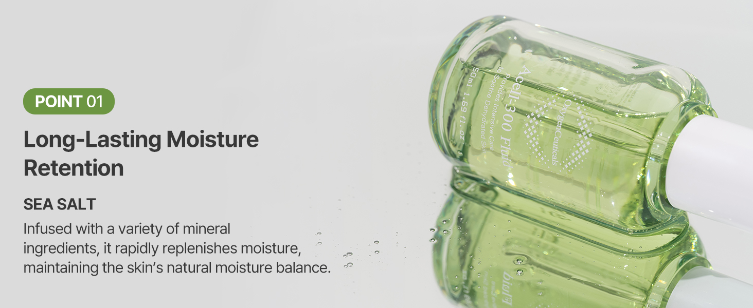 Long-lasting moisture retention with sea salt and mineral ingredients.