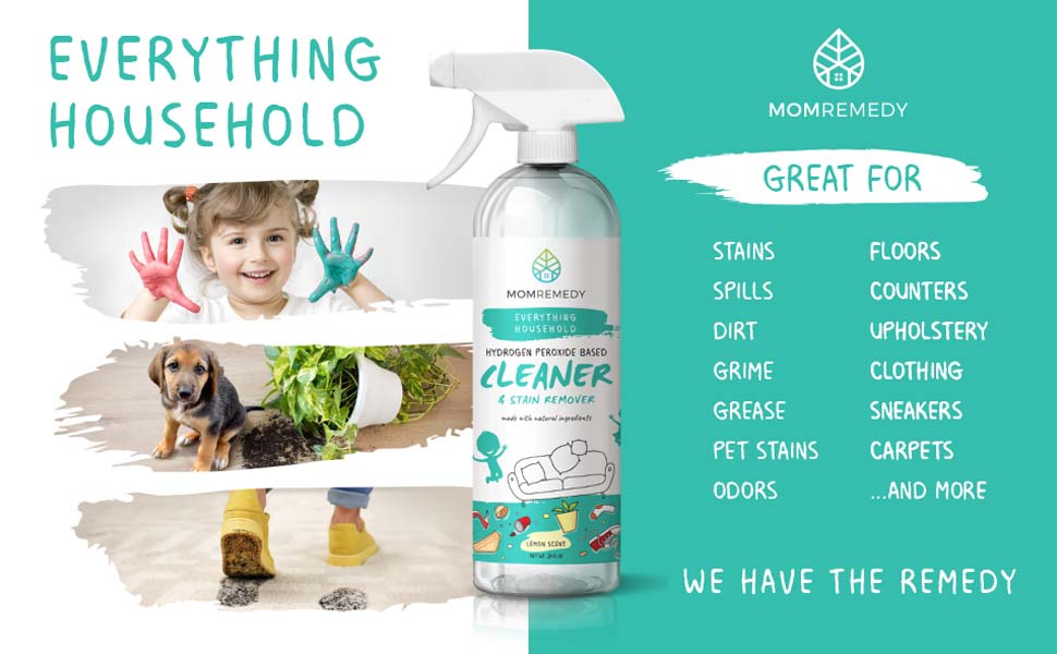 MomRemedy is effective for stains removal bathroom cleaning kitchen