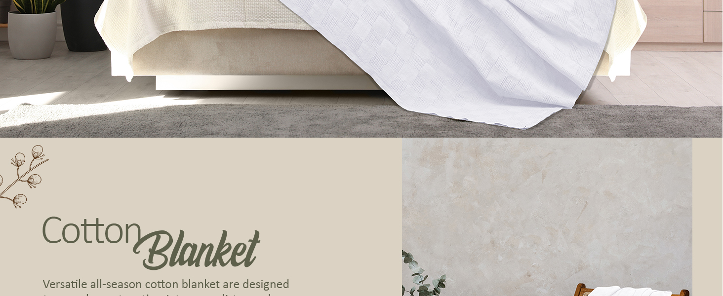 Cotton Blanket White