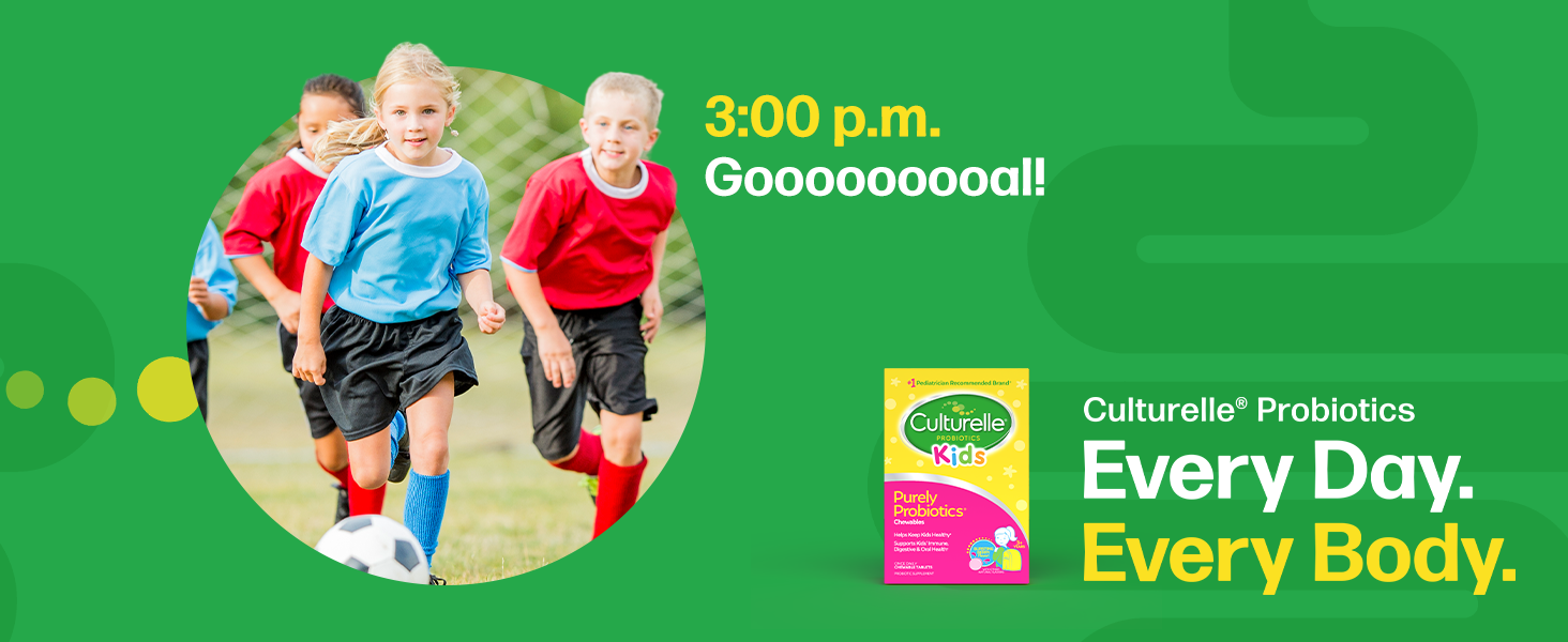 5 billion CFU probiotic chewables designed for children’s digestive balance
