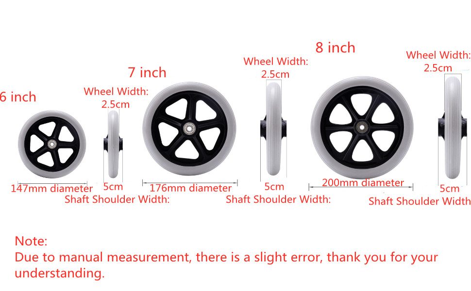 Wheelchair Front Wheels