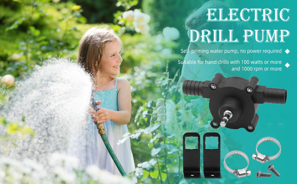 electric drill pump