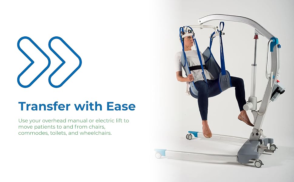 Patient Aid Padded Toileting Sling - Transfer with Ease