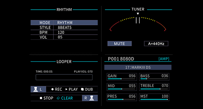guitar multi effects pedal