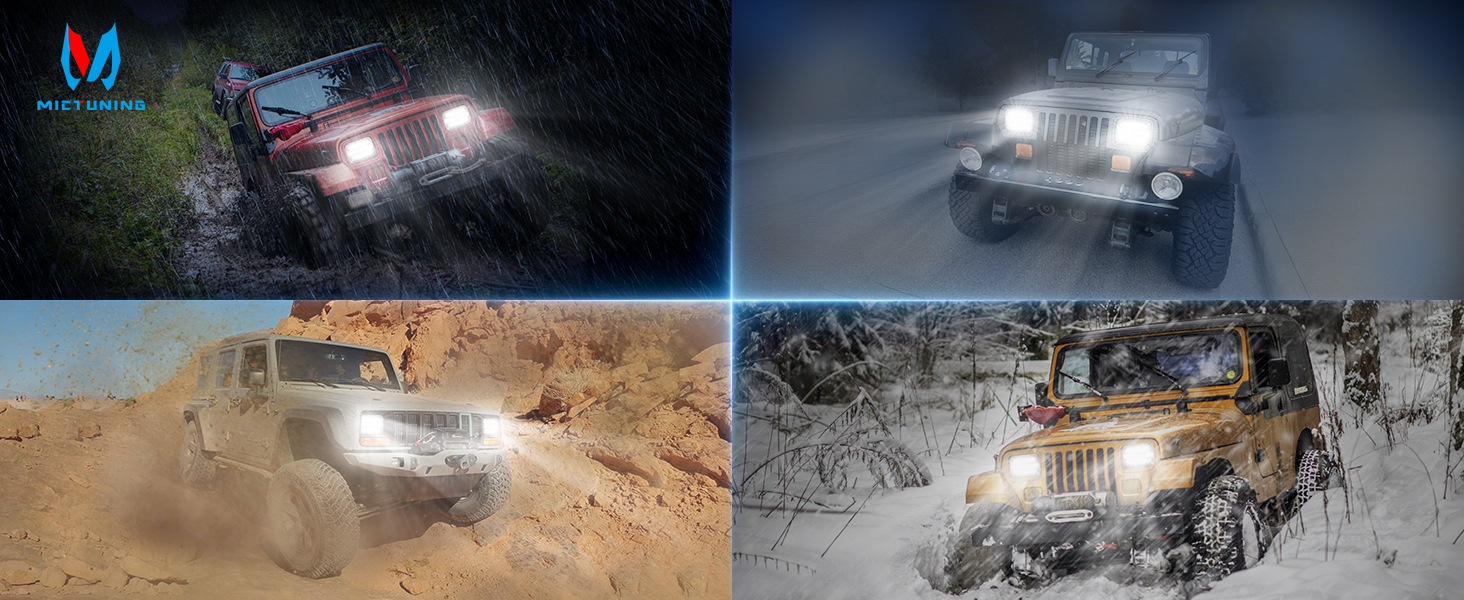 5x7 7x6 Led Headlights
