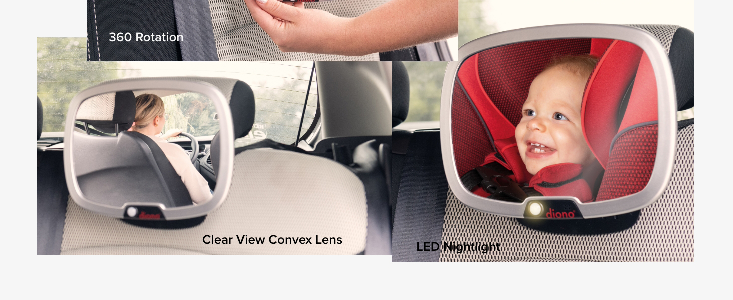 Diono Easy View Plus Rear Facing Baby Mirror