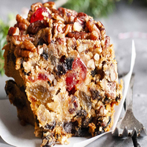 Jane Parker Bourbon and Rum Fruit Cake