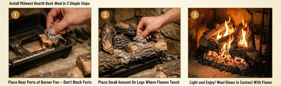 How to Install Midwest Hearth Rock Wool