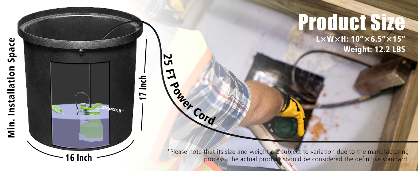 Pump quickly removes water in house,basement pit,pools,sewage sink and flooding in low lying areas.