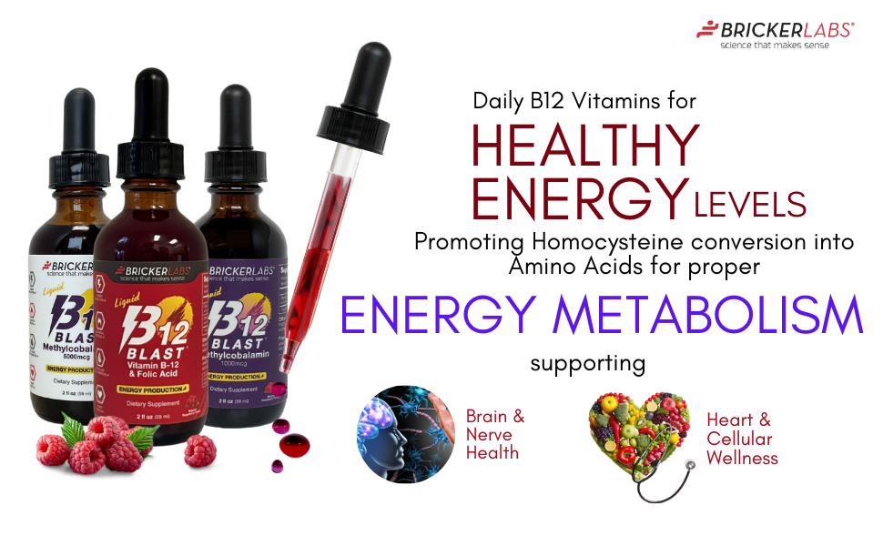Daily B12 Vitamins for Healthy Energy