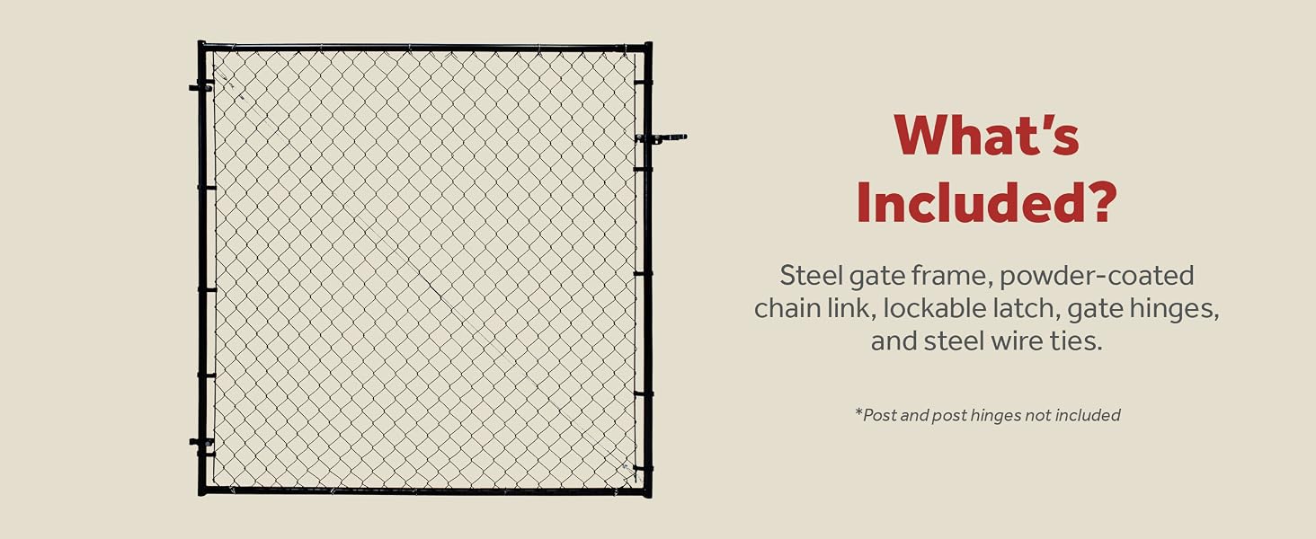 Adjust-A-Gate Fit-Right Adjustable Steel Frame Square Corner Gate Kit, Black - Inclusions desktop