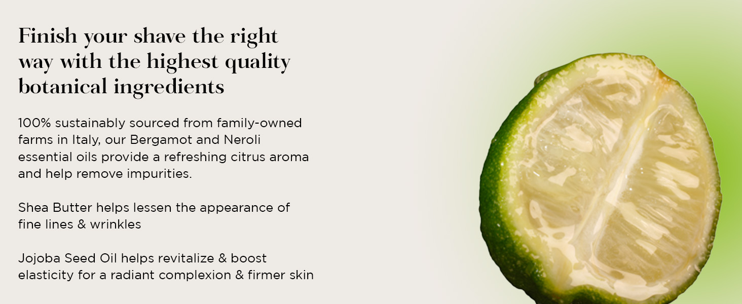 Bergamot &amp; Neroli 2 in 1 After-Shave Balm &amp; Daily Moisturizer