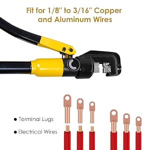 10 Ton hydraulic wire crimper