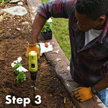 garden hand drill tool planting bit planter spiral plant digger dig removal bulb cordless barbed