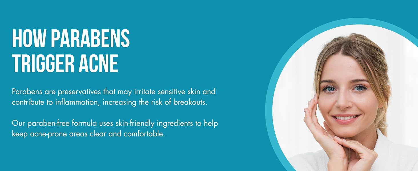 how parabens trigger acne