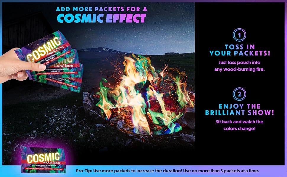 Add more packets for a cosmic effect