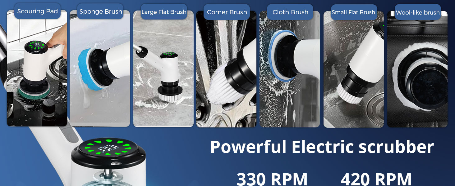 electric spin scrubber bathroom scrubber bathroom cleaning brush spin brush for cleaning bathroom