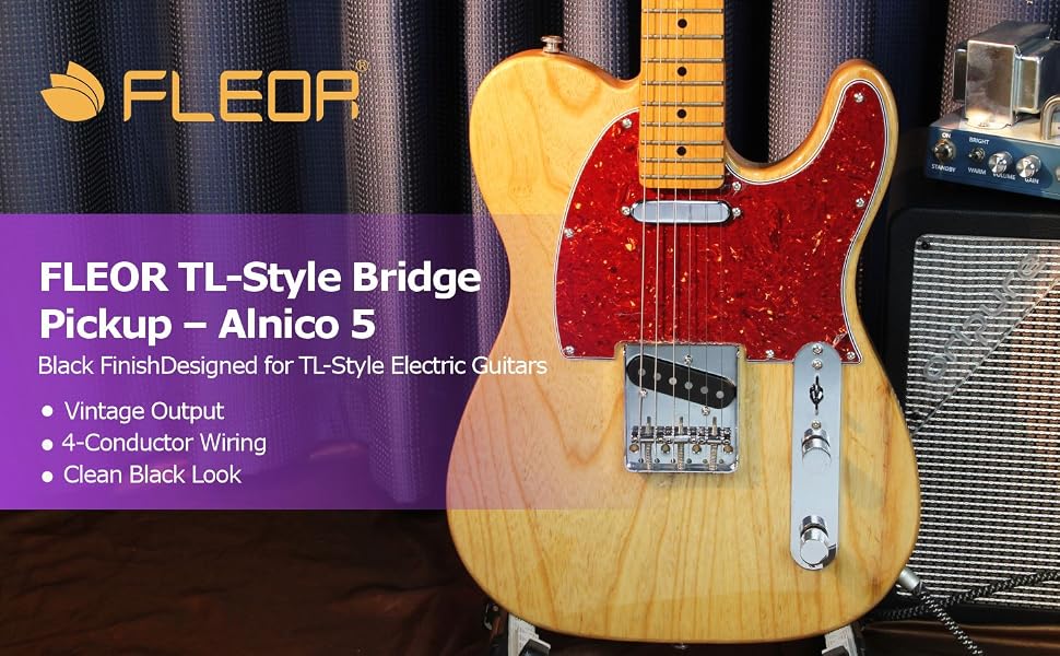 FLEOR Tele Bridge Pickup