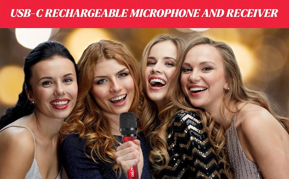 wirless operated party microfone sem fio machine hand held karoke uhf microphine kareoke micrphone